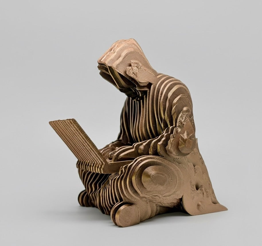 Ghost of Satoshi | Satoshi Nakamoto Optical Illusion Bitcoin Figure