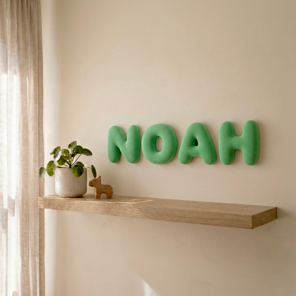 Custom 3D Bubble Letters | Personalized Names for Nursery, Party, Wedding