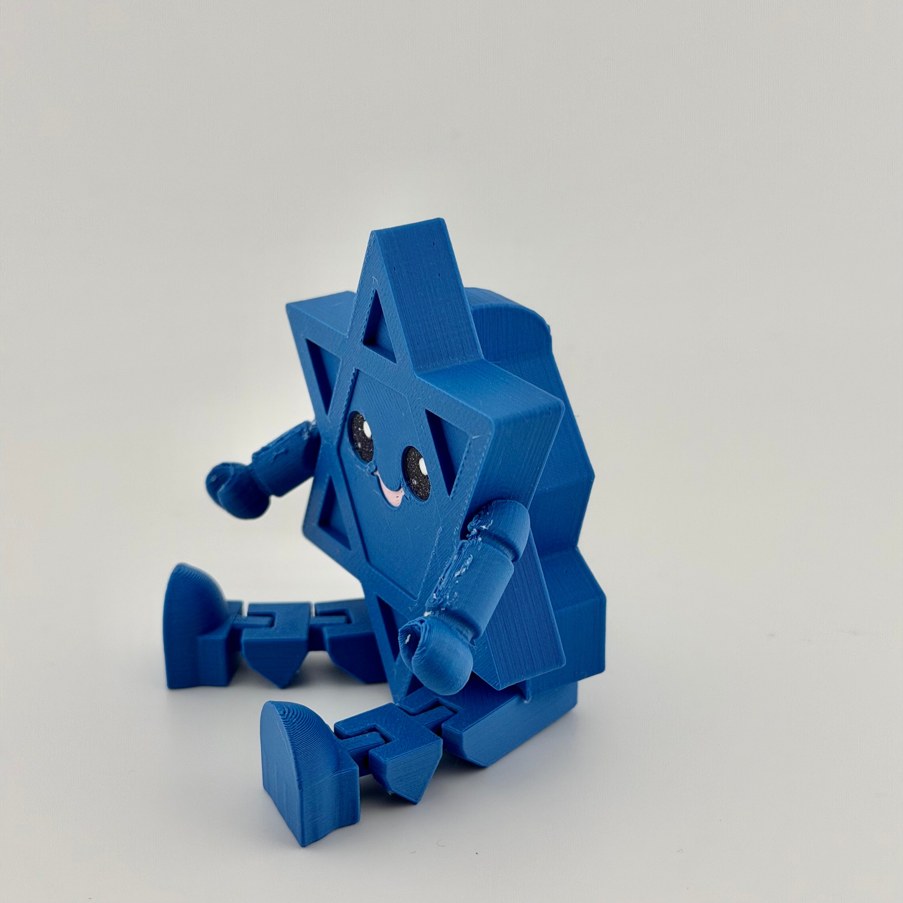 Articulated Star of David Figurine — Poseable Jewish Figurine