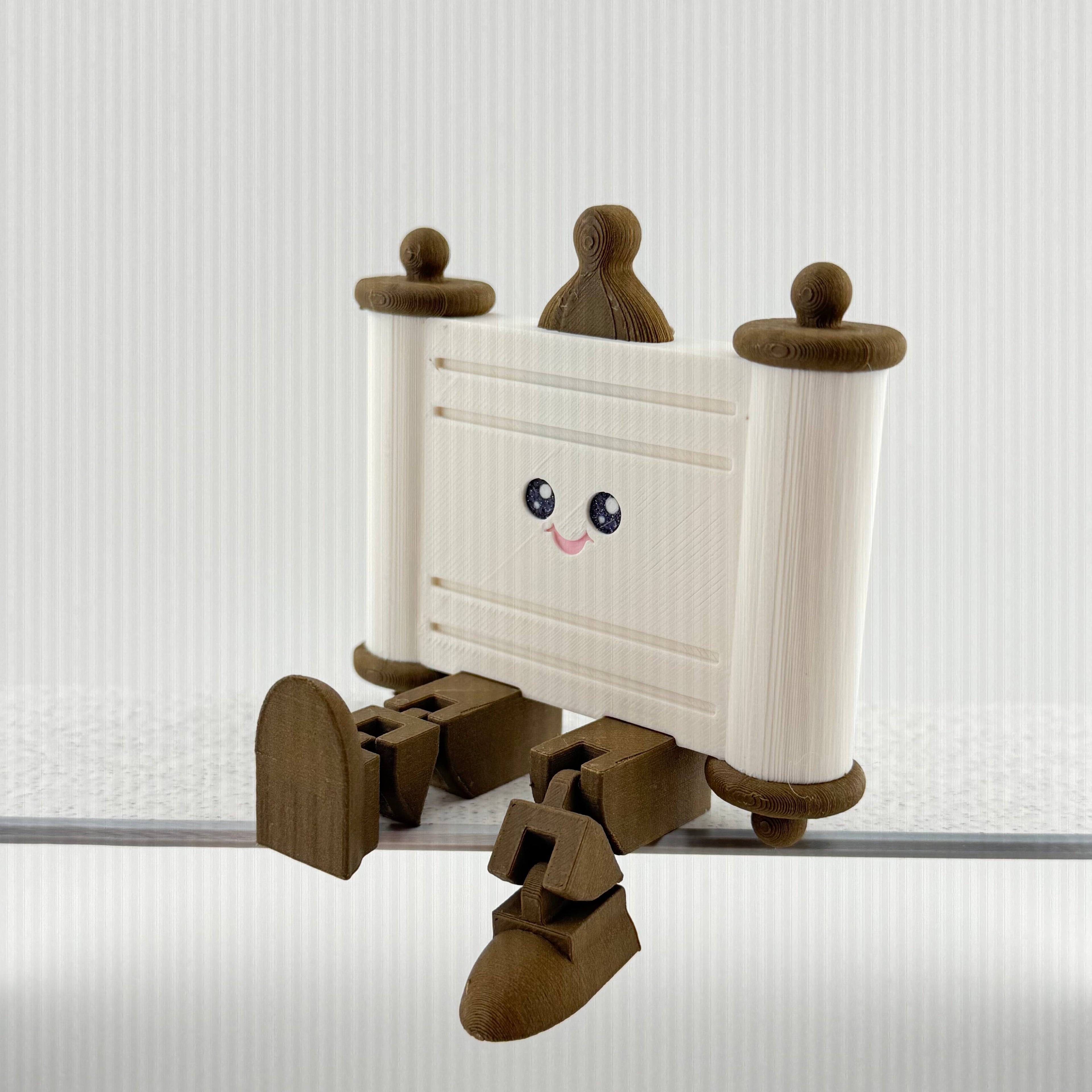Poseable Torah Scroll Figurine — Jewish Character
