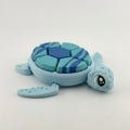 Sensory Fidget Turtle | 7 Clickers — Articulated 3D Printed Desk Toy