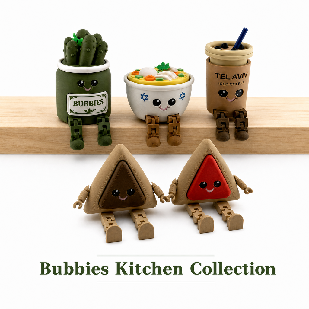 Bubbies Pickles Fidget Clicker | 3D Printed Pickle Jar Desk Toy