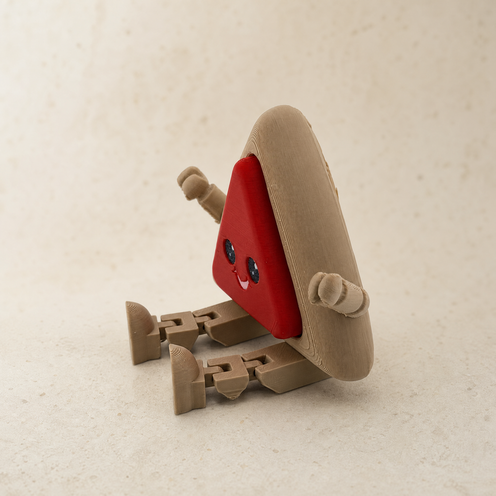 Hamantaschen Fidget Clicker | 3D Printed Purim Cookie Desk Toy