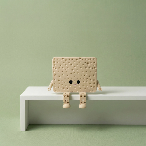 Articulated Matzah Figurine — Poseable Passover Character