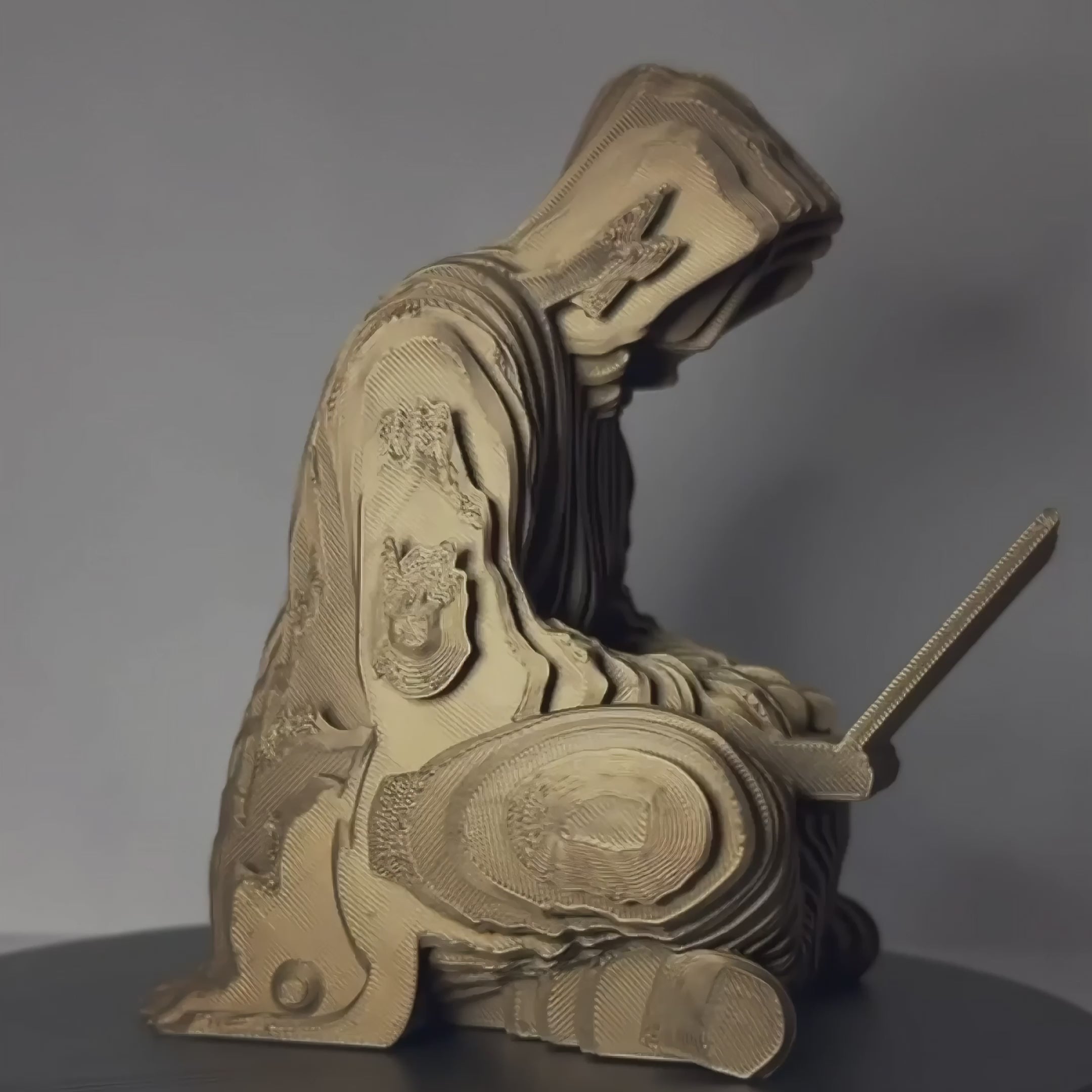 Ghost of Satoshi | Satoshi Nakamoto Optical Illusion Bitcoin Figure