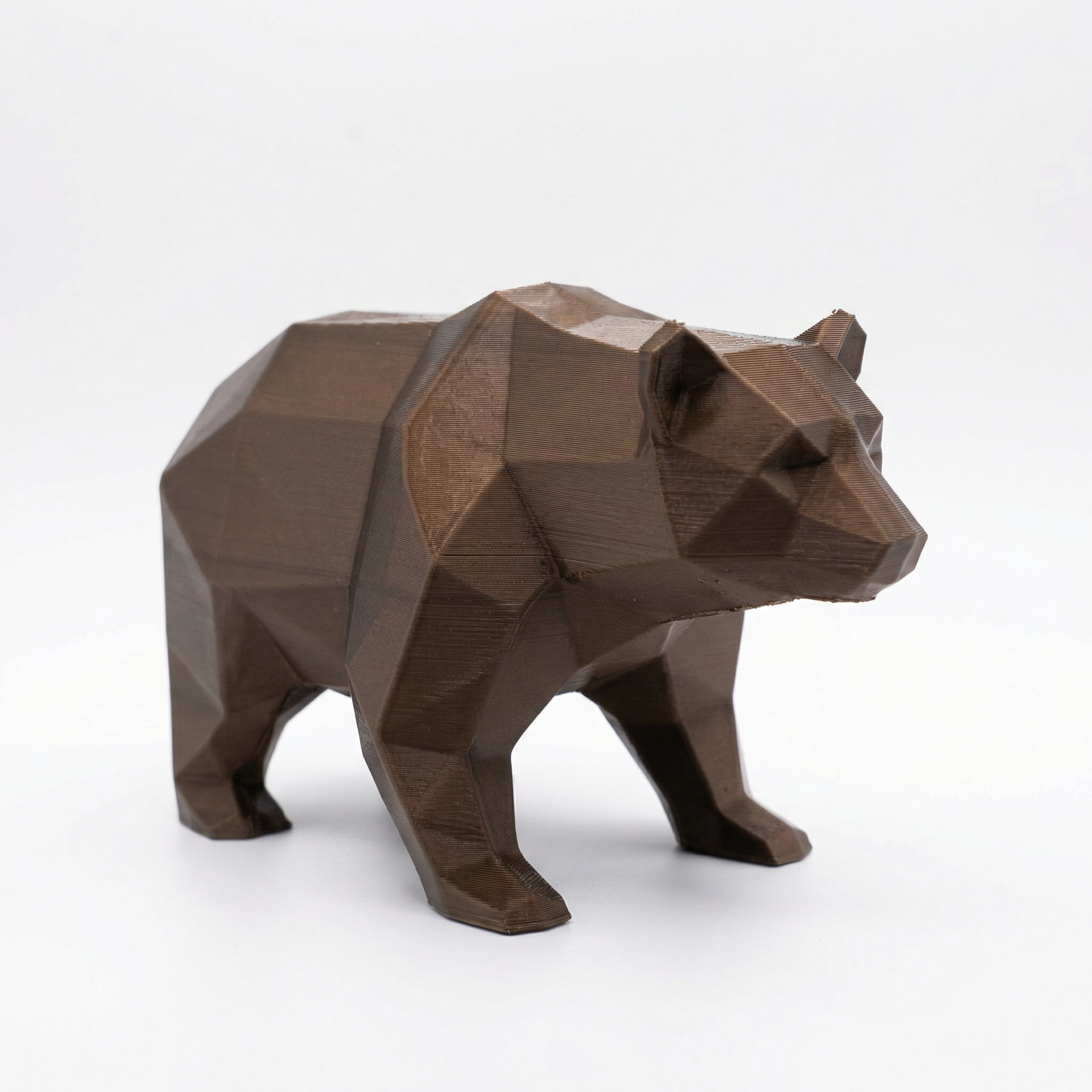 Bull & Bear Desk Sculpture Set | Geometric Crypto Trader Decor | Wall Street
